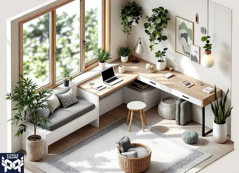 استفاده هوشمندانه از فضا برای تبدیل خانه نقلی به خانه رویایی