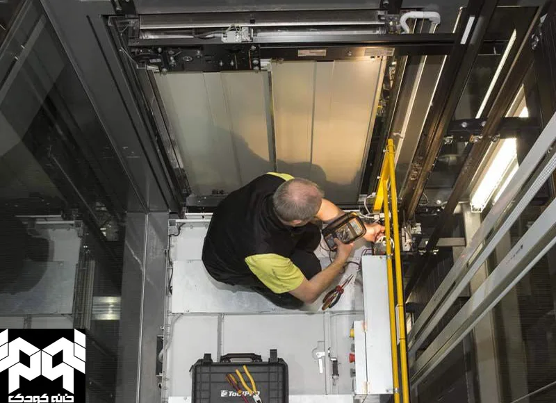 حداقل ابعاد آسانسور برای ساختمان‌های کوچک